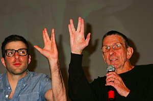 Leonard Nimoy & Zachary Quinto