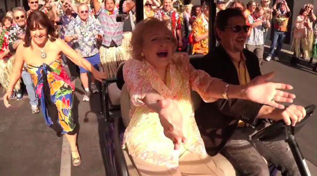 Betty White's 93rd Birthday Flash Mob
