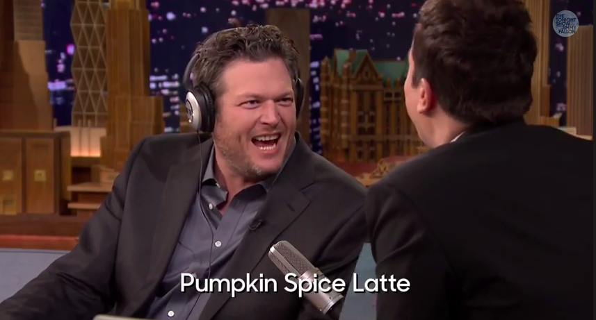 Blake Shelton and Jimmy Fallon - Whisper Game
