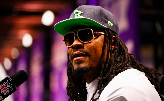 Marshawn Lynch "I'm Just Here So I Won't Get Fined - Class Act