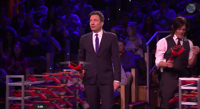 Walking Dead Fans - See Jimmy Fallon with Norman Reedus - Facebreakers