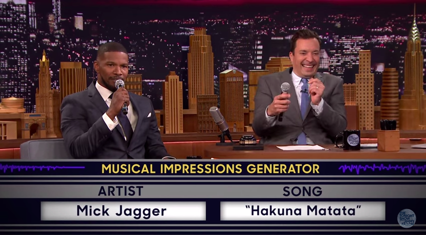 Wheel of Musical Impressions with Jamie Foxx